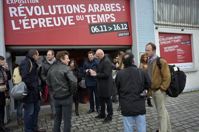 La presse parisienne avait fait le voyage pour le vernissage. © Michel Puech La presse parisienne avait fait le voyage pour le vernissage. © Michel Puech